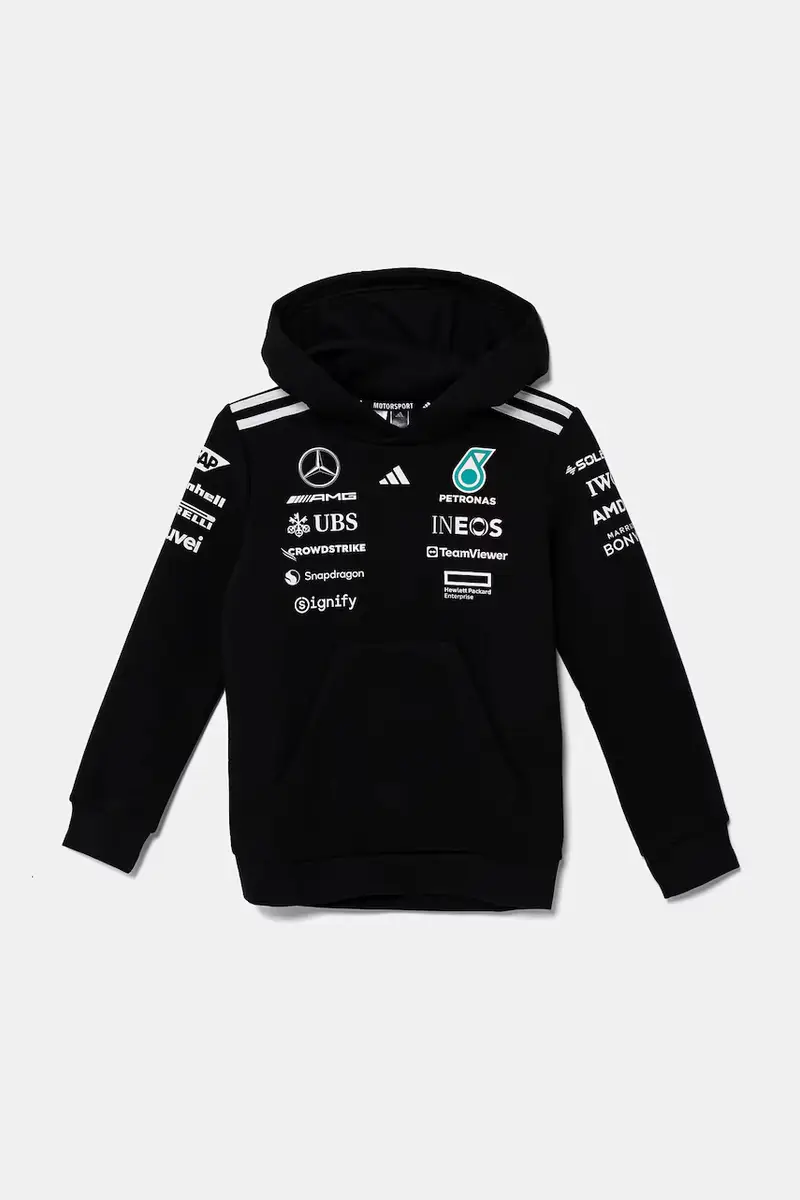 felpa per bambini MER colore nero con cappuccio JX0683