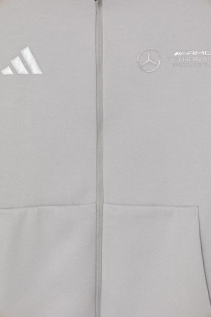 felpa per bambini MERCEDES colore grigio con cappuccio JW8513 miniatura 3