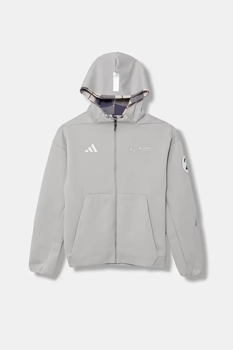 felpa per bambini MERCEDES colore grigio con cappuccio JW8513