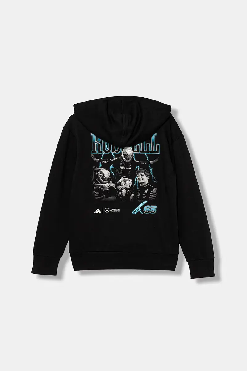 felpa per bambini MERCEDES colore nero con cappuccio KD7308