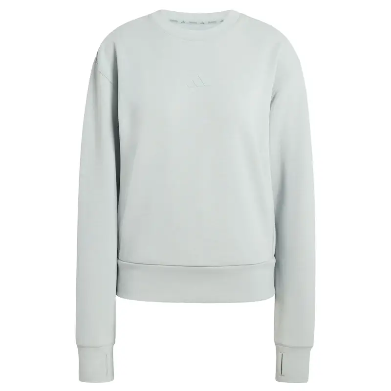 Felpa sportiva Designed-for-Training Warm-Up Crewneck verde chiaro