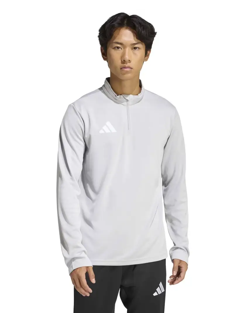 Felpa sportiva ENT26 grigio chiaro / bianco miniatura 2