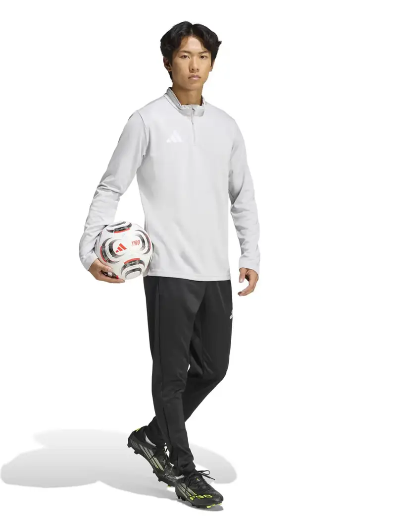 Felpa sportiva ENT26 grigio chiaro / bianco miniatura 3