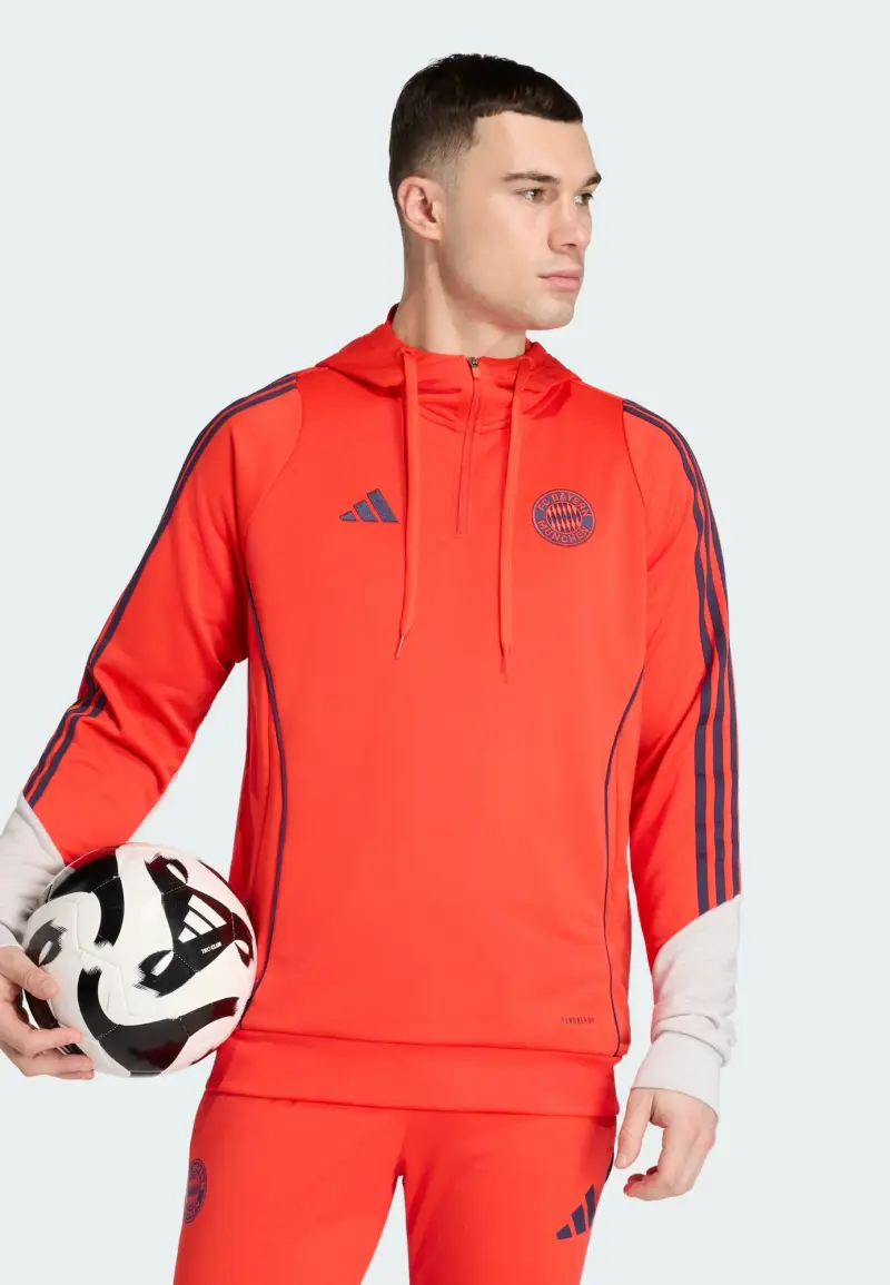Felpa sportiva FC Bayern 25/26 navy / rosso / bianco miniatura 2