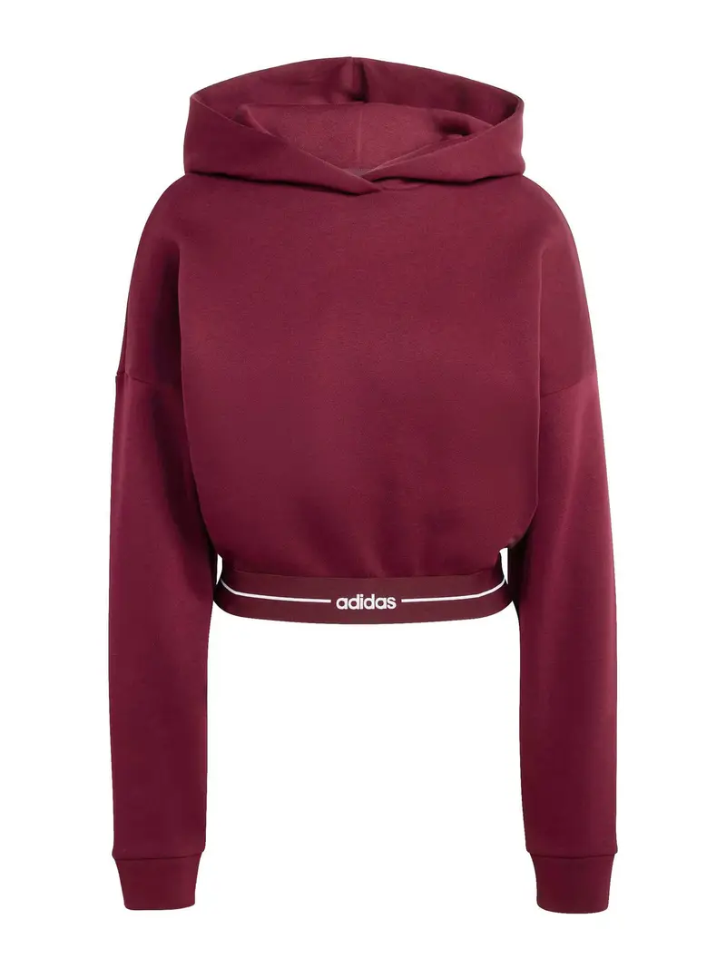 Felpa sportiva Hyperglam bordeaux / bianco