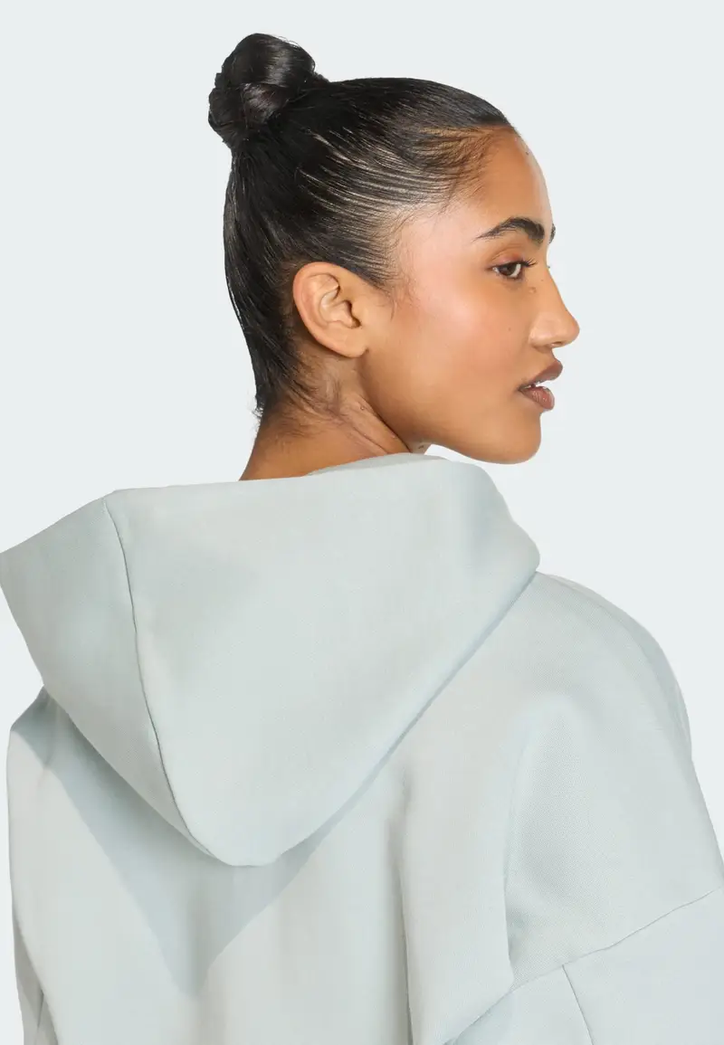 Felpa sportiva 'Hyperglam' menta / bianco miniatura 2