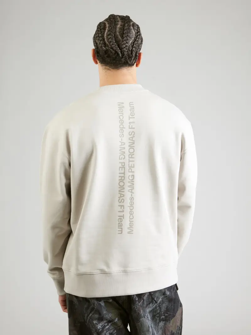 Felpa sportiva 'Mercedes Amg Petronas F1 Team' beige / beige scuro miniatura 3