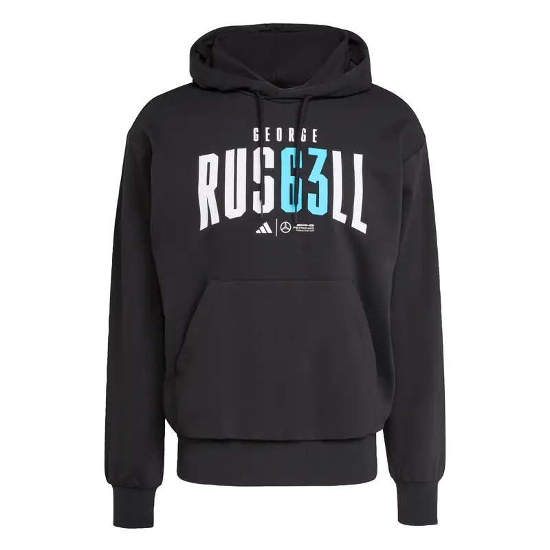 Felpa sportiva 'Mercedes - AMG Petronas Formula One Team George Russell' turchese / nero / bianco miniatura 3