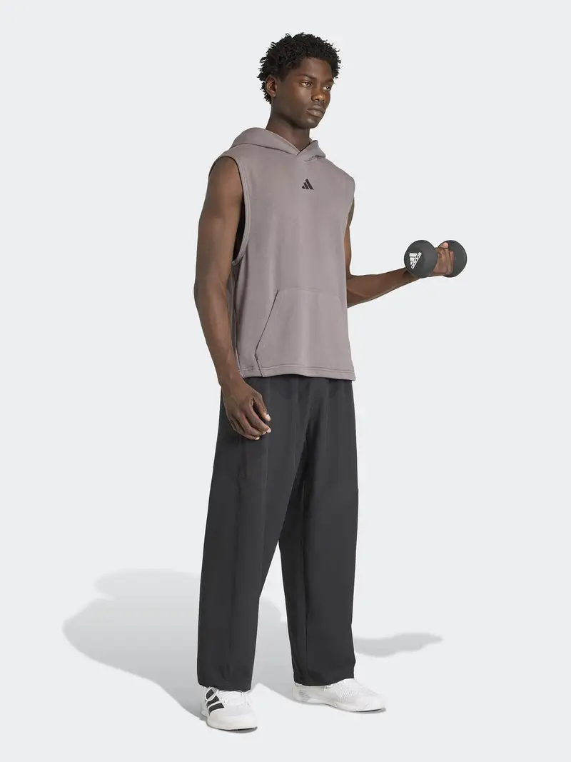 Felpa sportiva mocca / nero miniatura 2