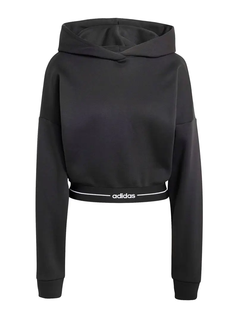 Felpa sportiva nero / bianco