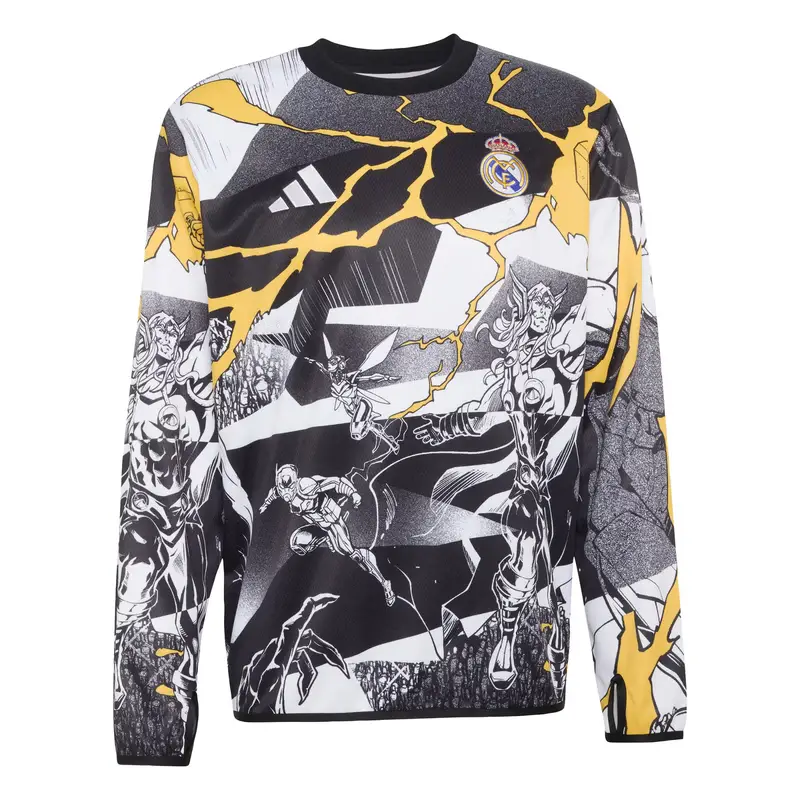 Felpa sportiva Real Madrid Avengers 25/26 giallo / grigio / nero / bianco