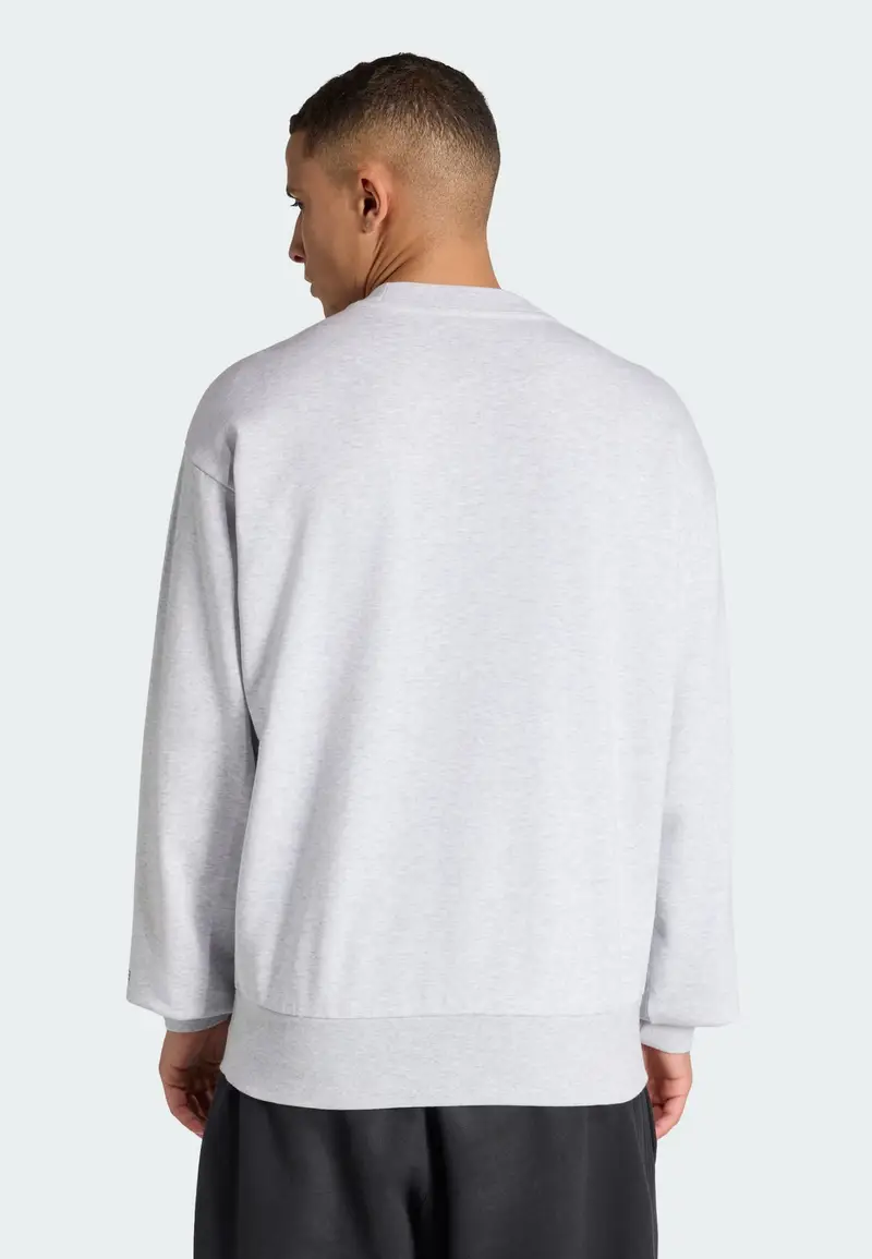 Felpa sportiva Real Madrid Heritage grigio chiaro / verde miniatura 3