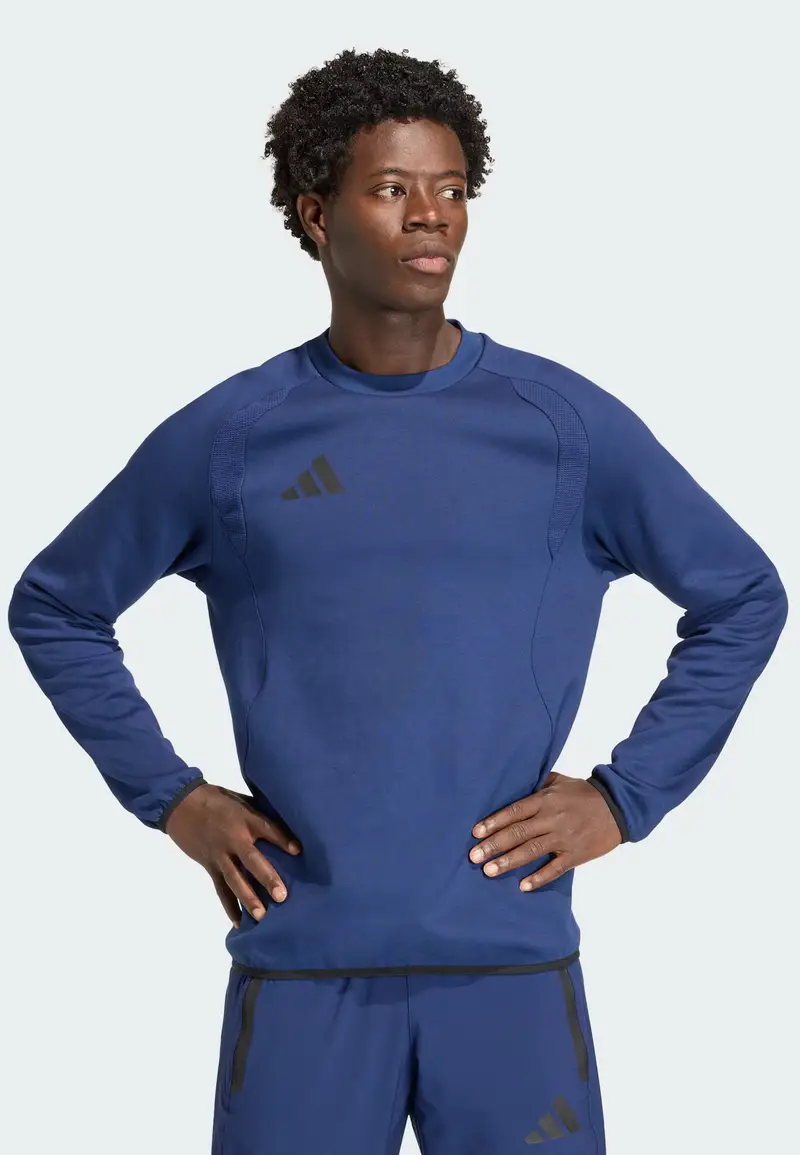 Felpa sportiva Tiro Travel blu miniatura 2