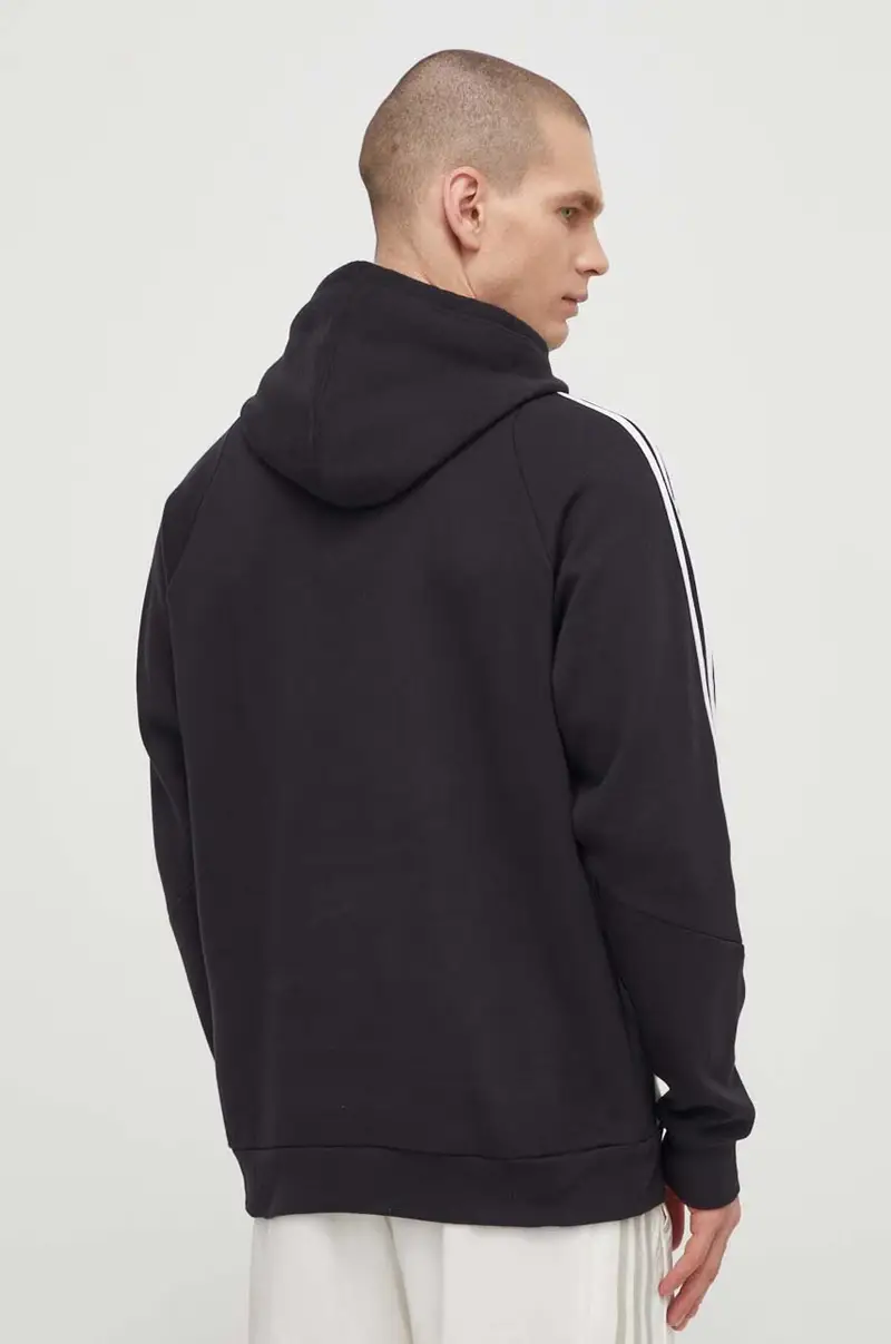 felpa tuta Tiro 24 colore nero con cappuccio con applicazione IJ7673 miniatura 3