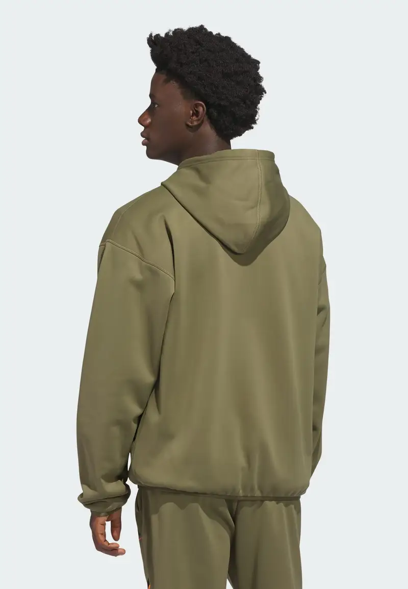 Giacca di felpa sportiva Crazy Warm oliva / arancione / nero miniatura 3