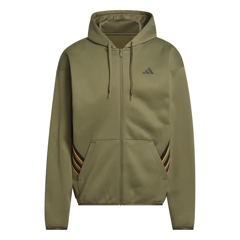 Giacca di felpa sportiva Crazy Warm oliva / arancione / nero