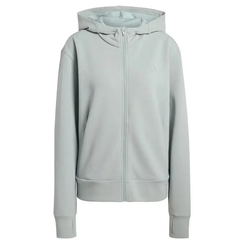 Giacca di felpa sportiva Designed 4 Training Full-Zip Hooded verde chiaro