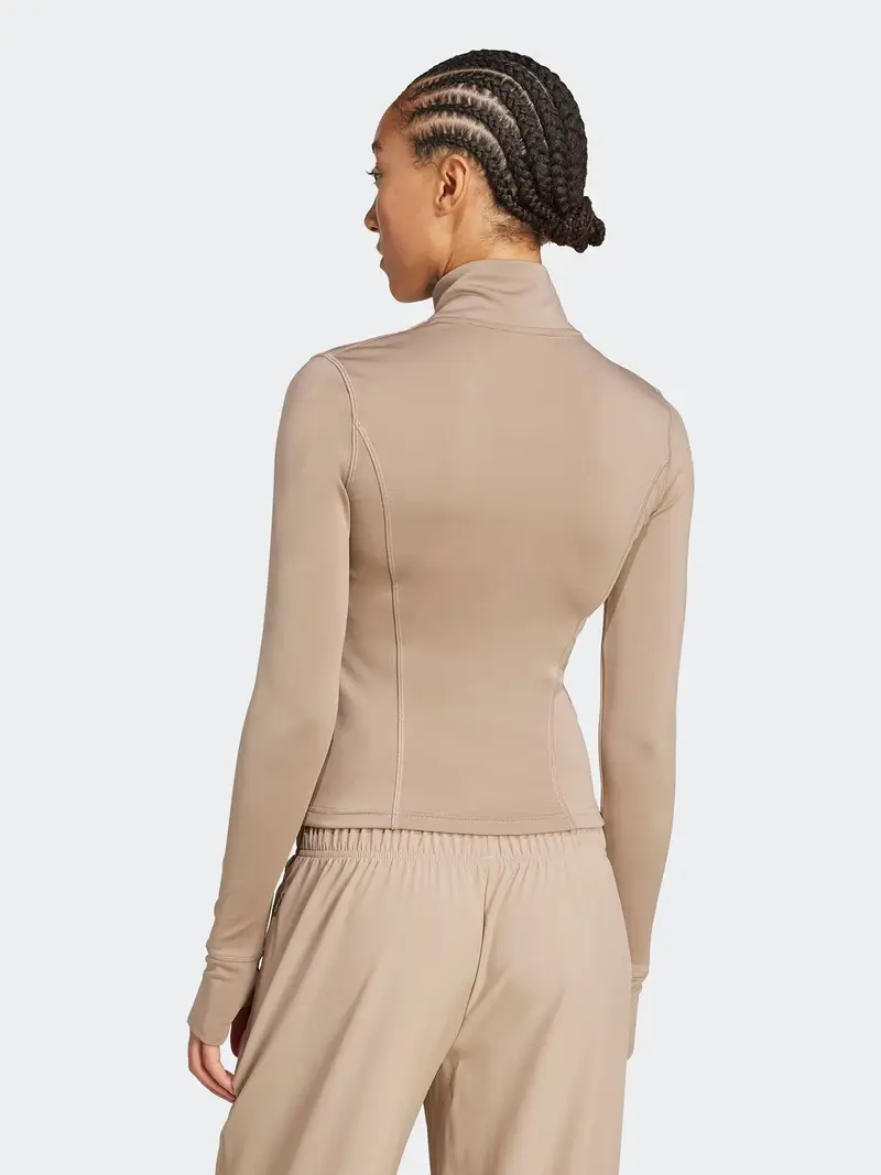 Giacca di felpa sportiva Opt Ess mocca / nero miniatura 3