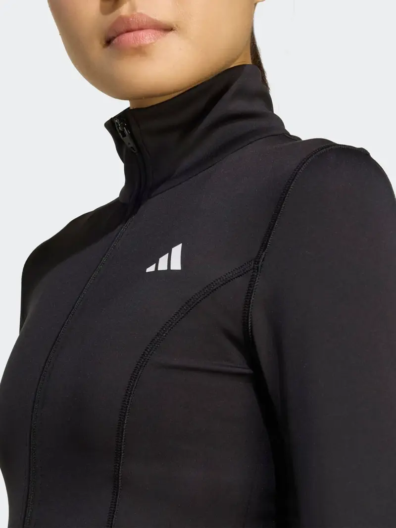 ADIDAS PERFORMANCE Giacca di felpa sportiva 'OPT ESS' nero miniatura 2