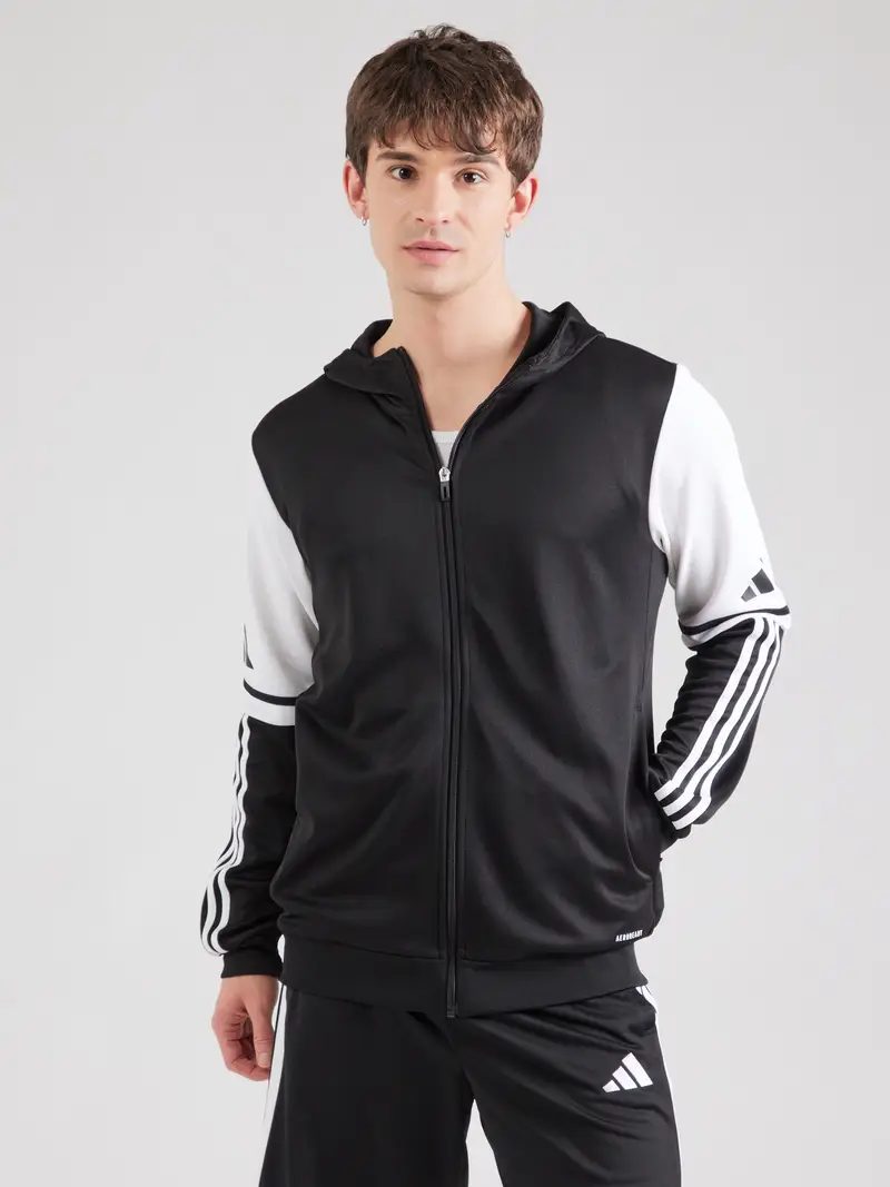 Giacca di felpa sportiva 'SQ25' nero / bianco miniatura 2