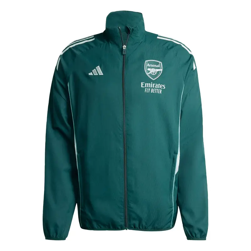 Giacca funzionale FC Arsenal Tiro 25 Competition verde scuro / bianco