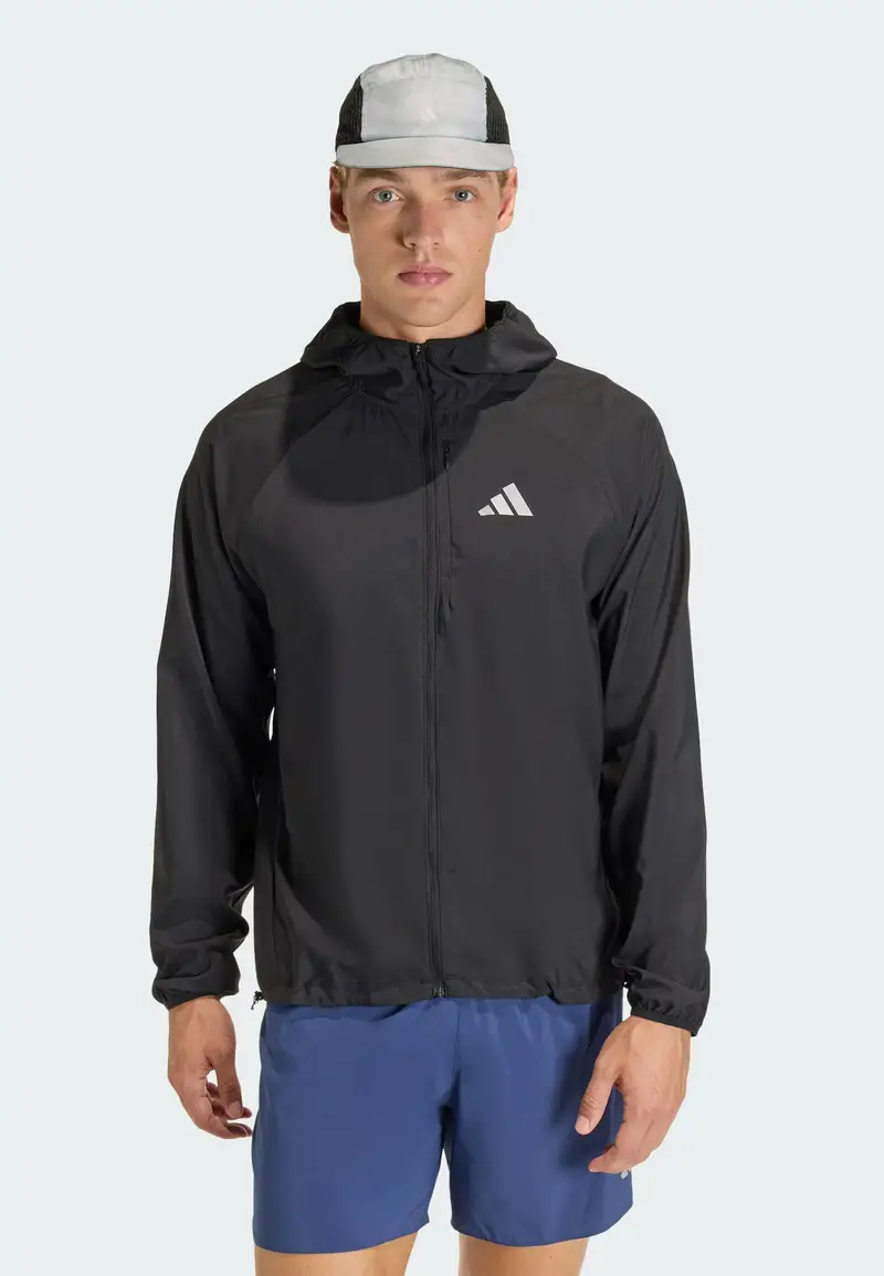 Giacca per allenamento Adi365 Running Essentials nero / bianco miniatura 2