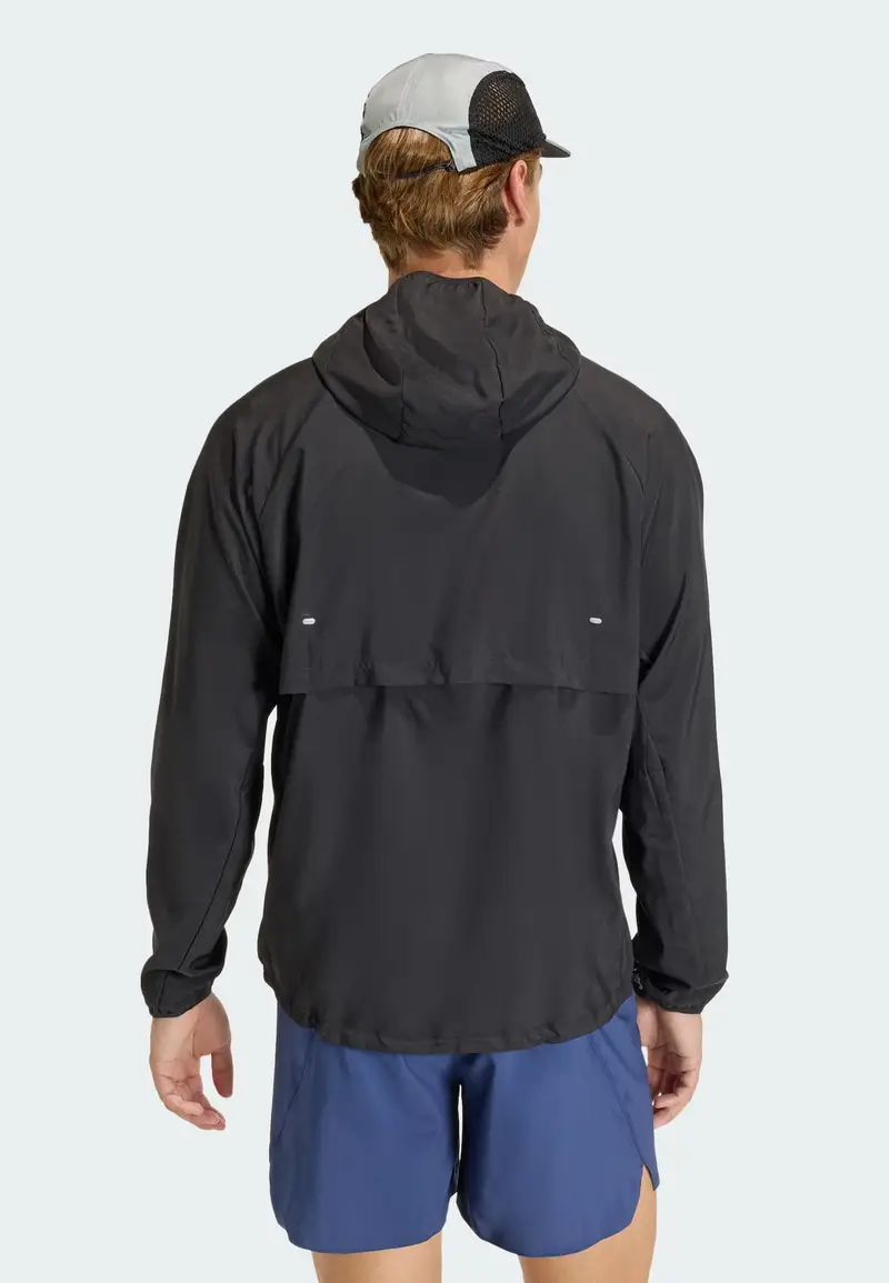 Giacca per allenamento Adi365 Running Essentials nero / bianco miniatura 3