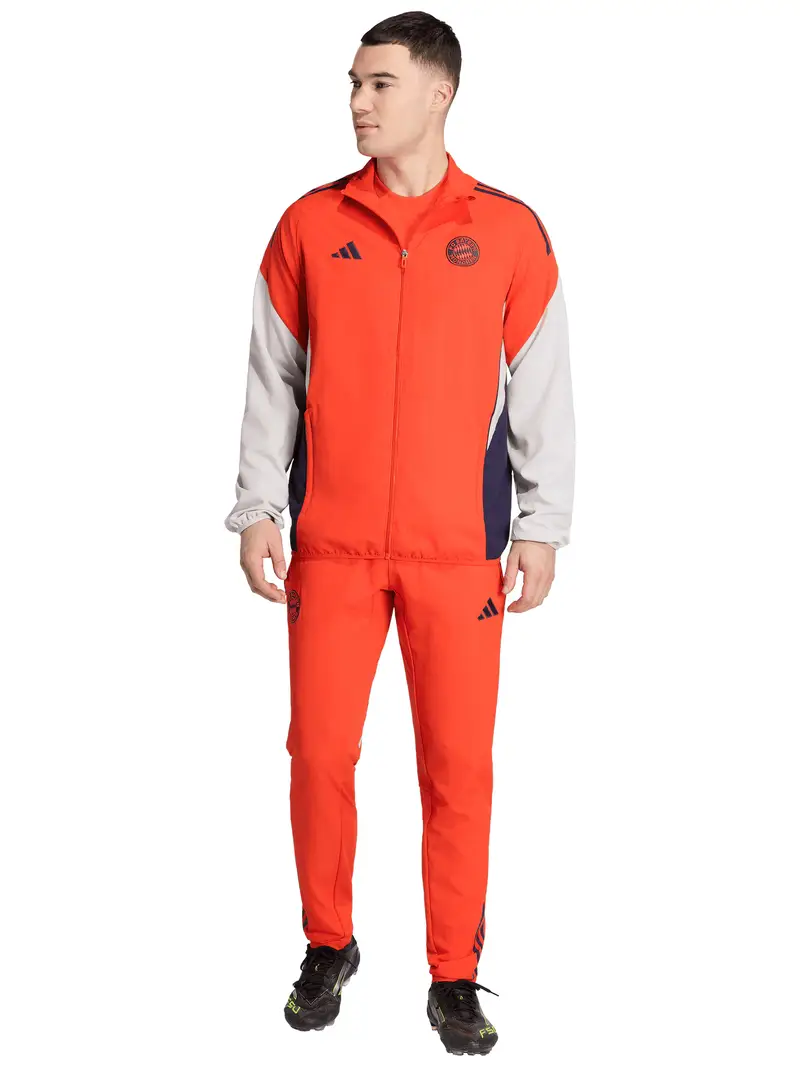 Giacca per allenamento FC Bayern Tiro 25 rosso arancione / nero / bianco miniatura 2