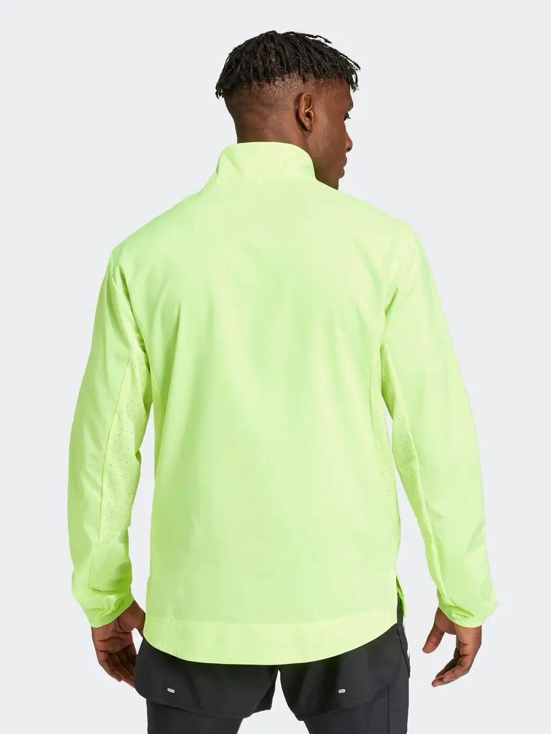 Giacca sportiva Adizero limone / nero miniatura 3