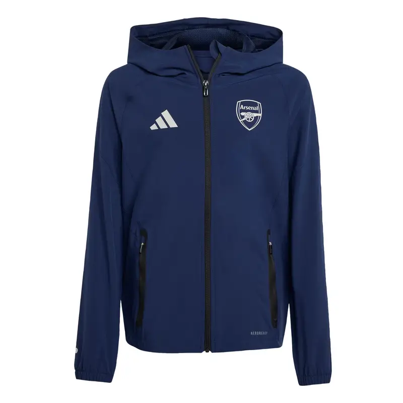 Giacca sportiva 'Arsenal Tiro 25 Competition' blu scuro / bianco