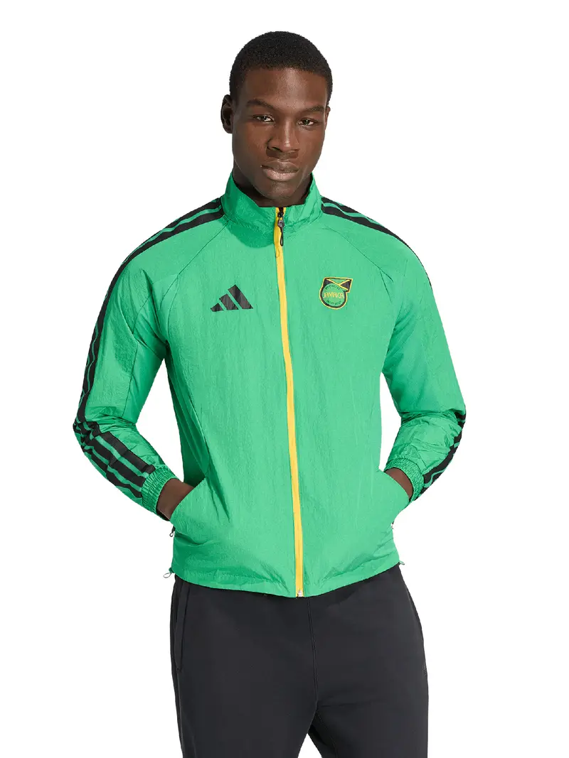 Giacca sportiva JFF H AN giallo / verde / nero miniatura 2