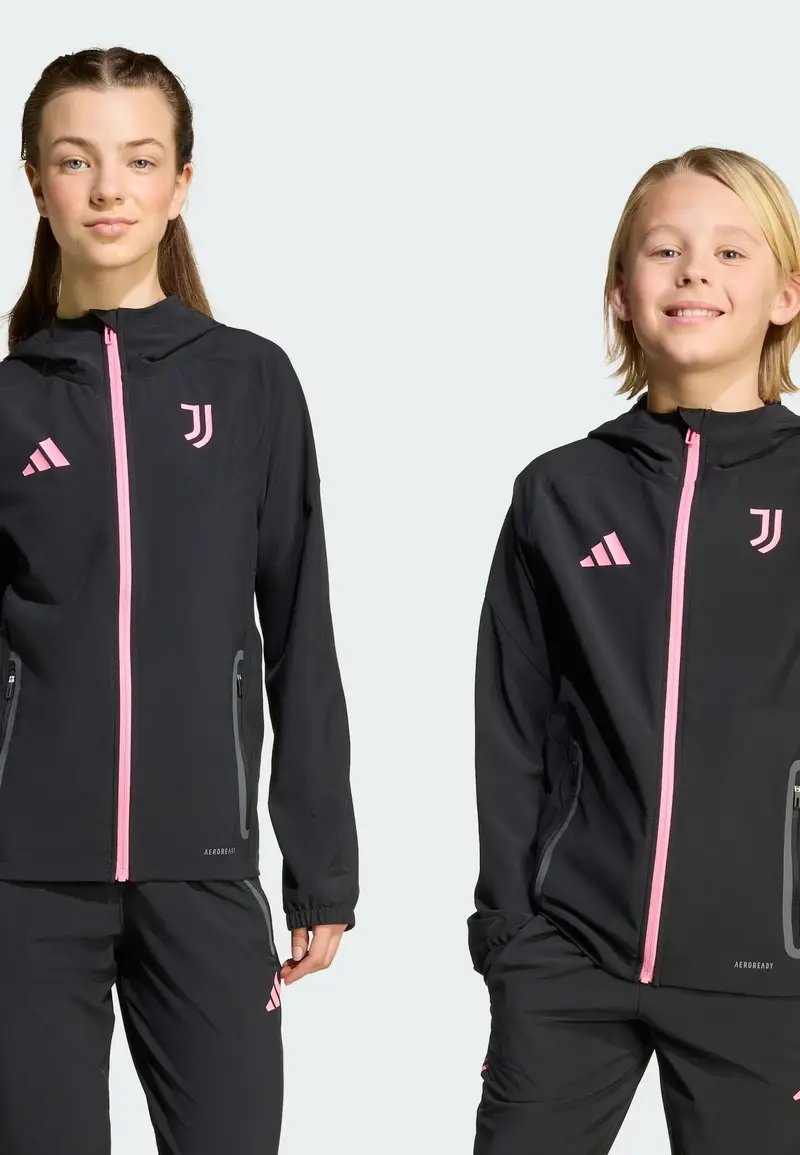 Giacca sportiva 'Juventus Turin Tiro 25 Competition' rosa / nero miniatura 2