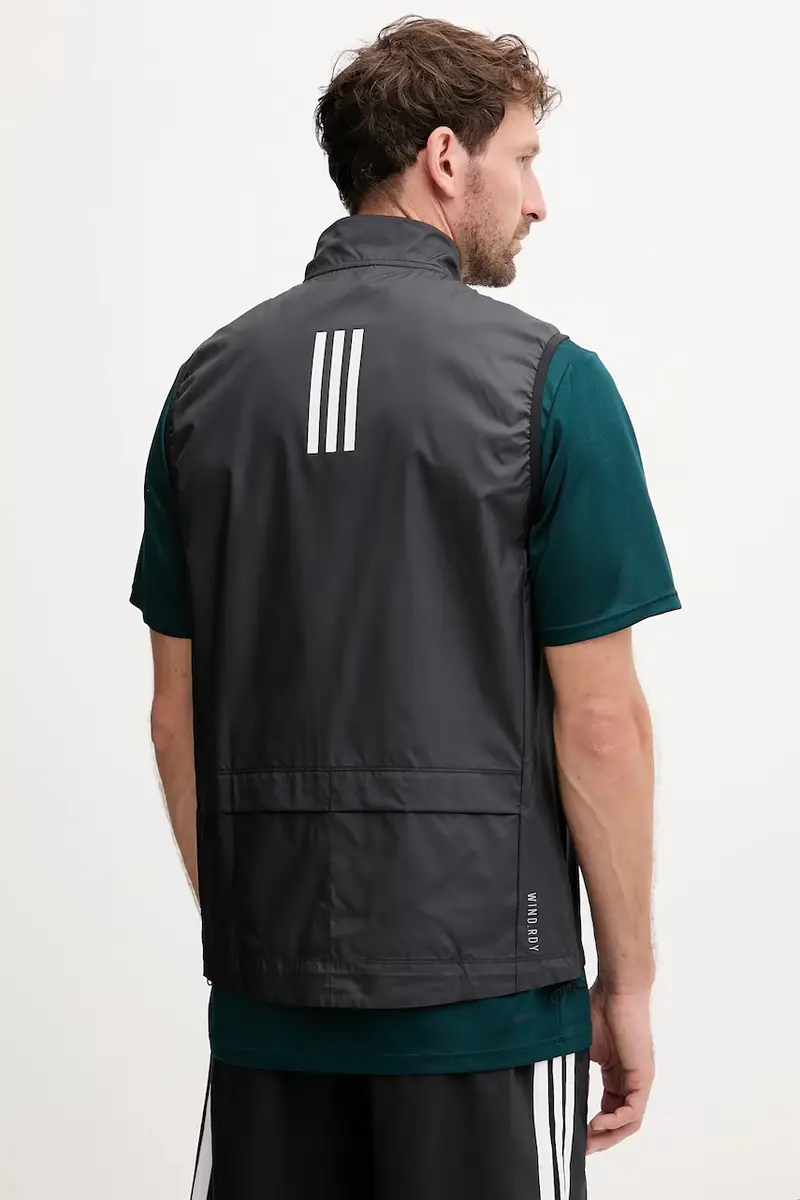 giubbotto da sport Own The Run colore nero IN1493 miniatura 3