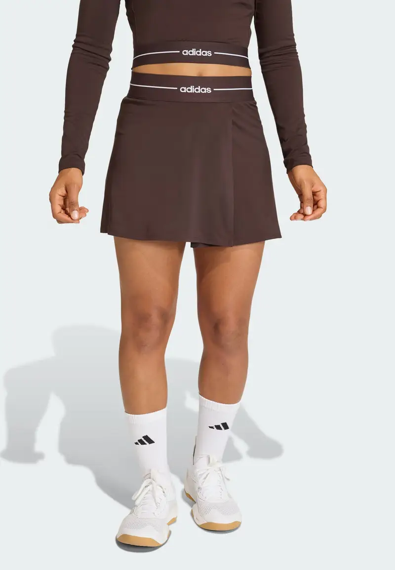 Gonna sportiva Hyperglam marrone / bianco miniatura 2