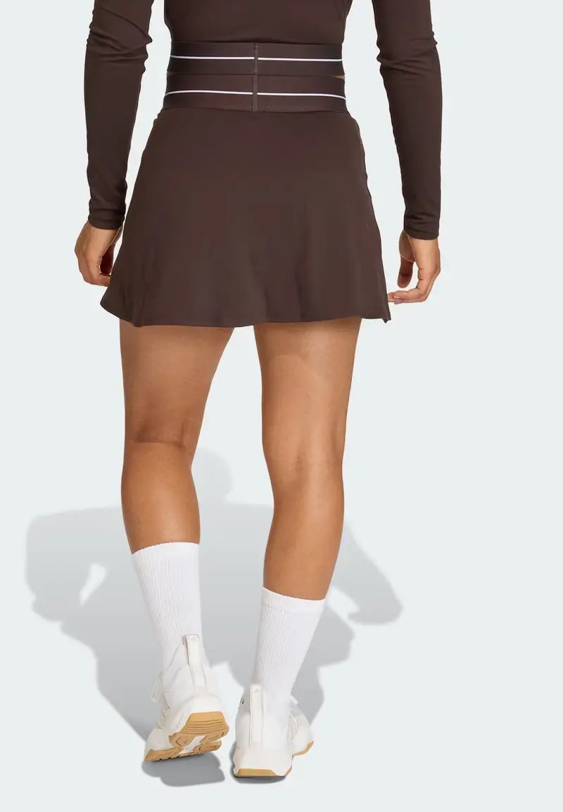 Gonna sportiva Hyperglam marrone / bianco miniatura 3