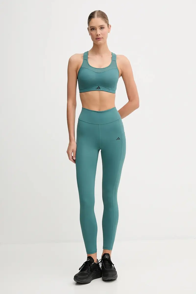 Adidas Performance Leggings Donna Turchese 3667761 miniatura 2