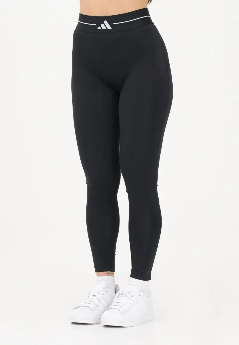 Leggings Hyperglam 3-Stripes nero da donna