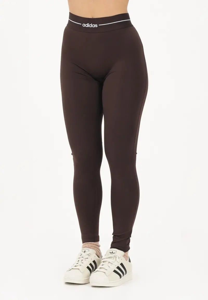 Adidas Performance Leggings Donna Marrone 4217142