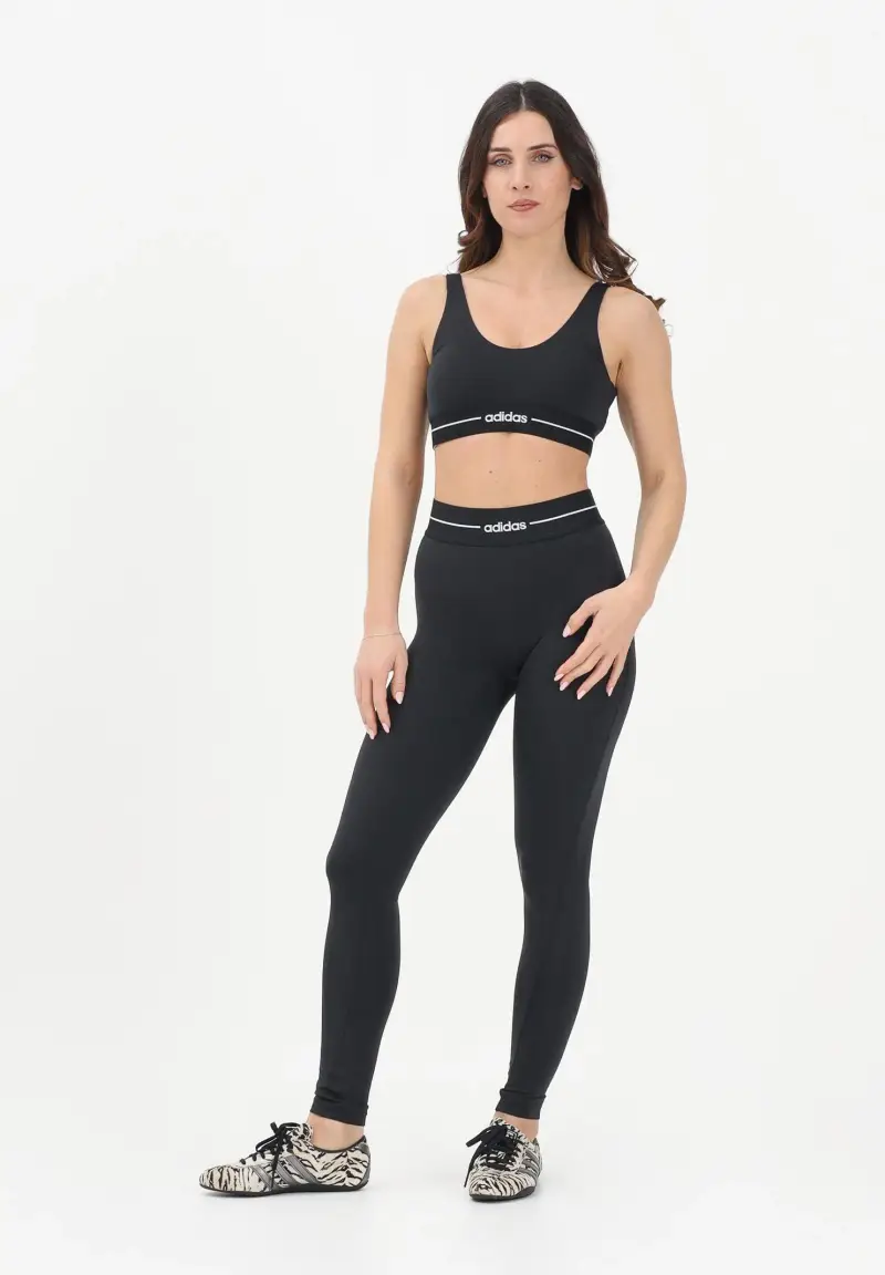 Adidas Performance Leggings Donna Nero 4196828 miniatura 2
