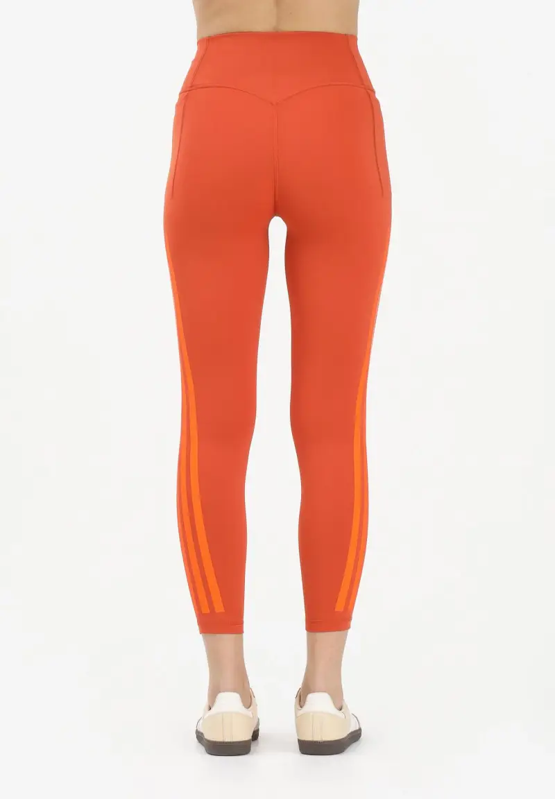 Adidas Performance Leggings Donna Arancione 4182406 miniatura 3