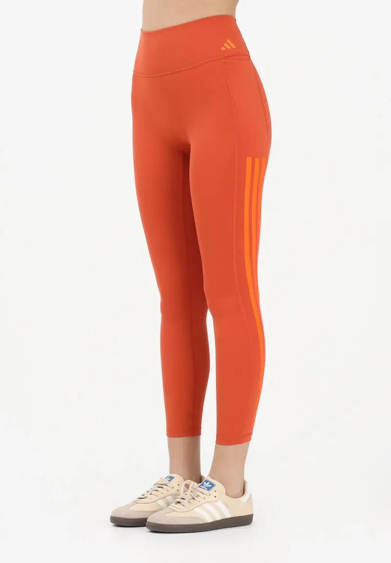 Adidas Performance Leggings Donna Arancione 4182406