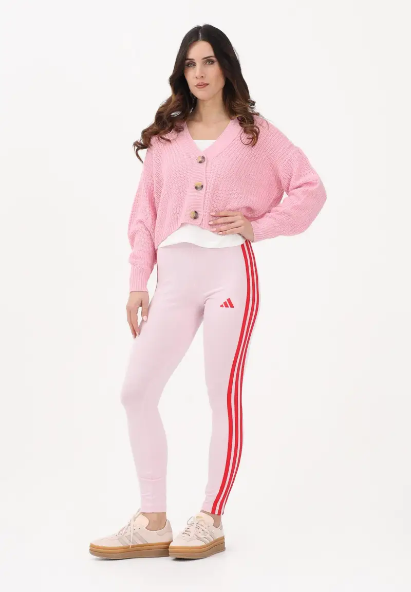 Adidas Performance Leggings Donna Rosso 4196790 miniatura 2