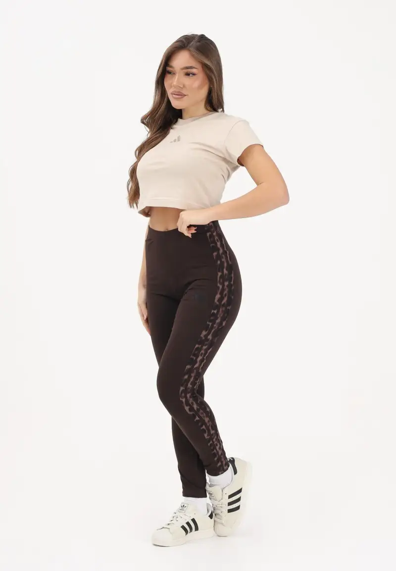 Adidas Performance Leggings Donna Marrone 4323391 miniatura 2