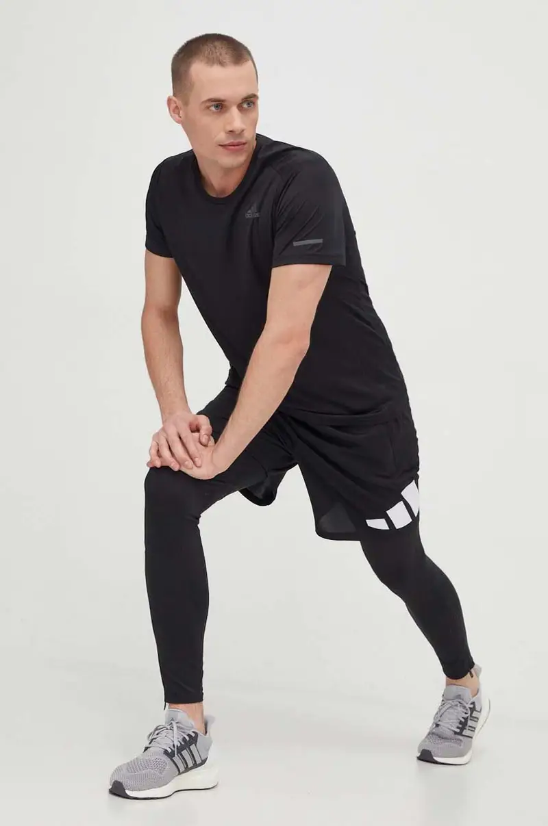 leggins da corsa Adizero colore nero IN1164 miniatura 2