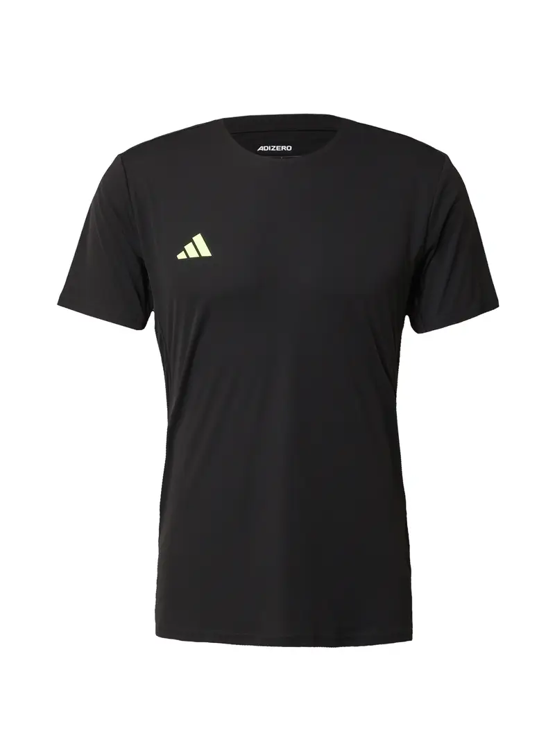 ADIDAS PERFORMANCE Maglia funzionale 'Adizero Essentials' verde neon / nero