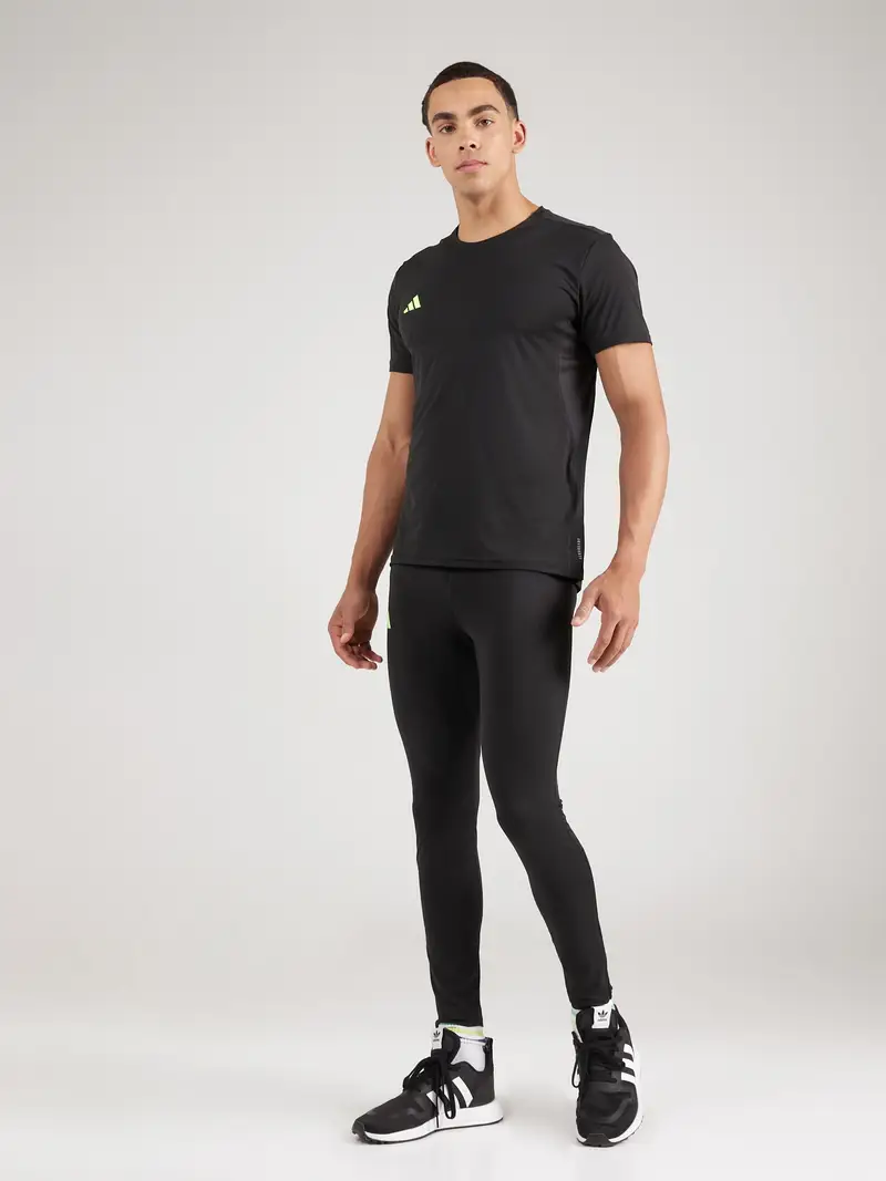 ADIDAS PERFORMANCE Maglia funzionale 'Adizero Essentials' verde neon / nero miniatura 3