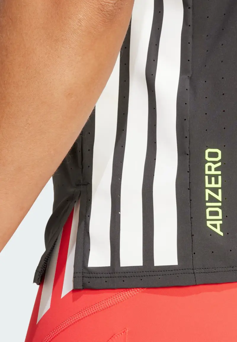 Maglia funzionale Adizero nero / bianco miniatura 2