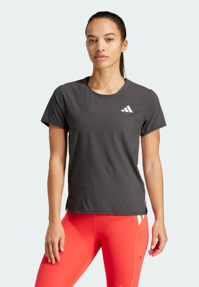 Maglia funzionale Adizero nero / bianco miniatura 3