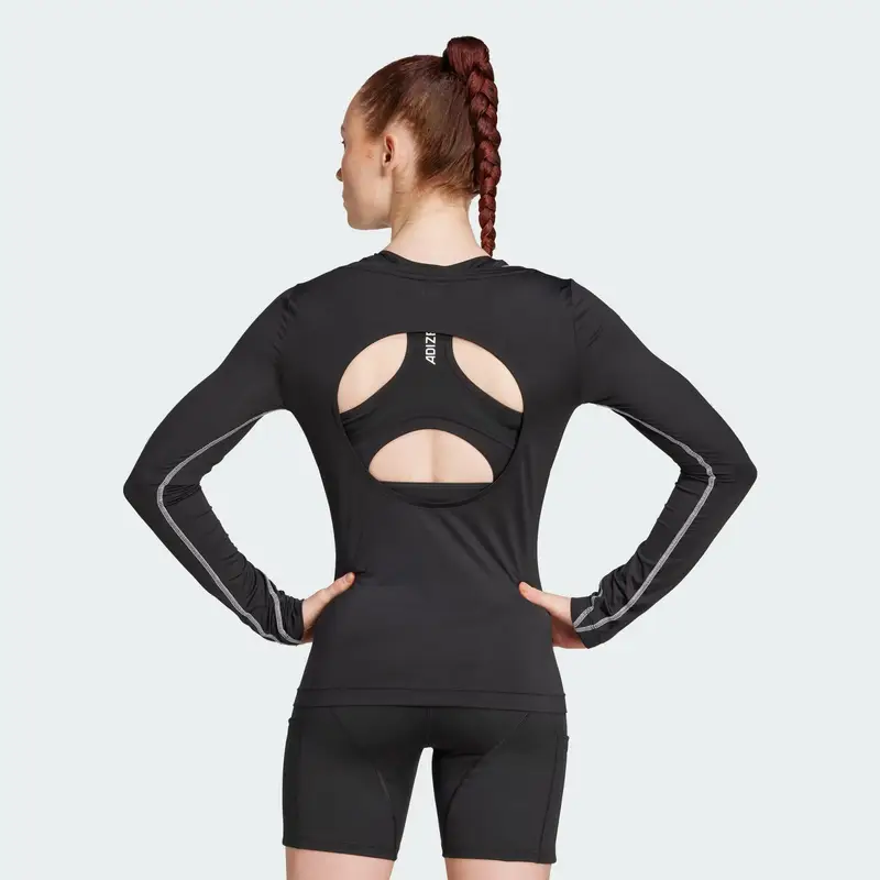 Maglia funzionale Adizero nero / bianco miniatura 3