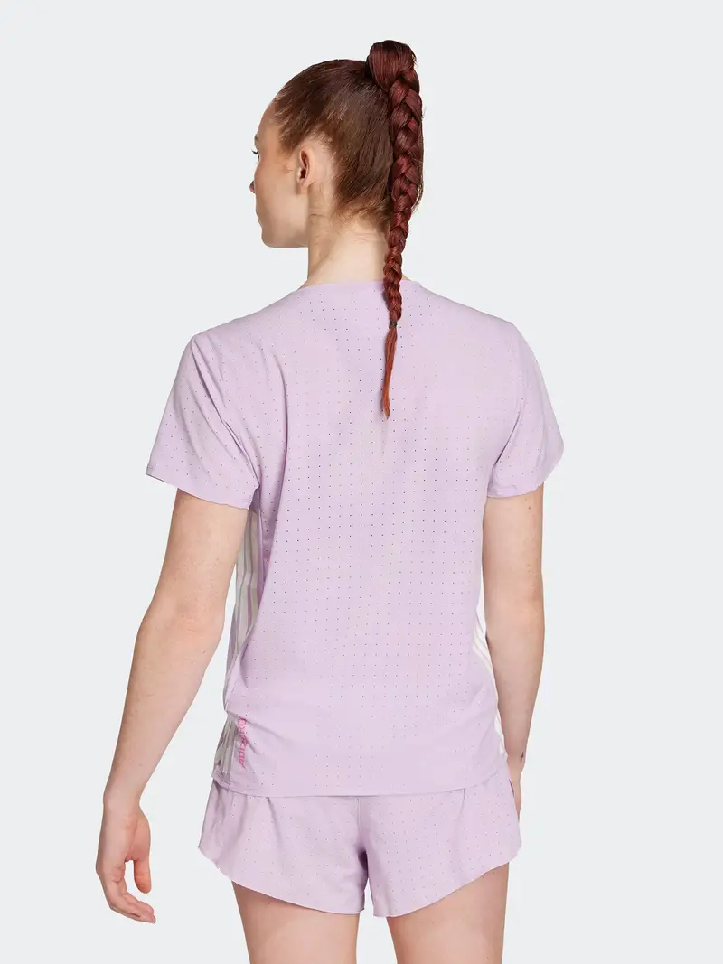 Maglia funzionale Adizero Running sambuco / bianco miniatura 3